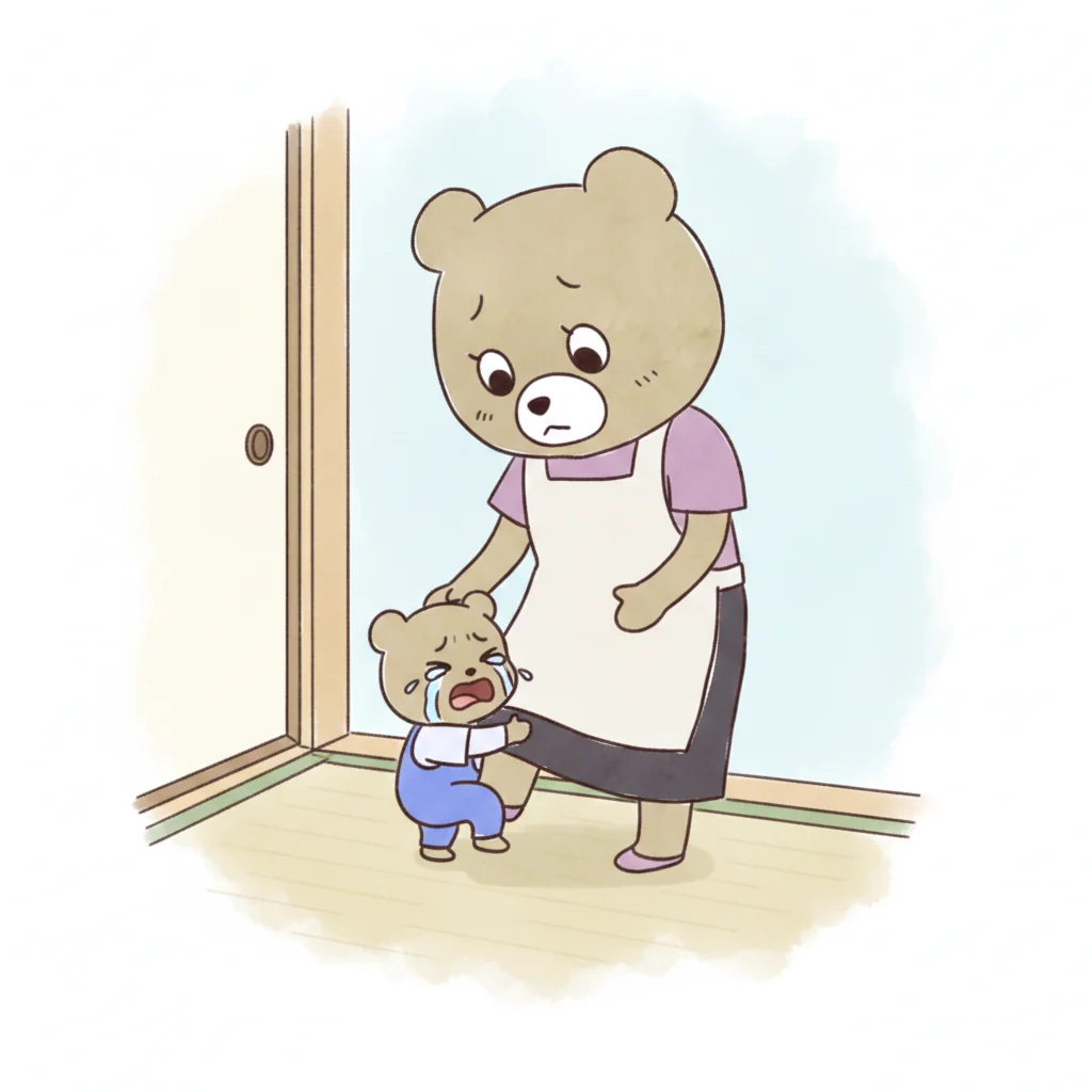 後追いのイラスト