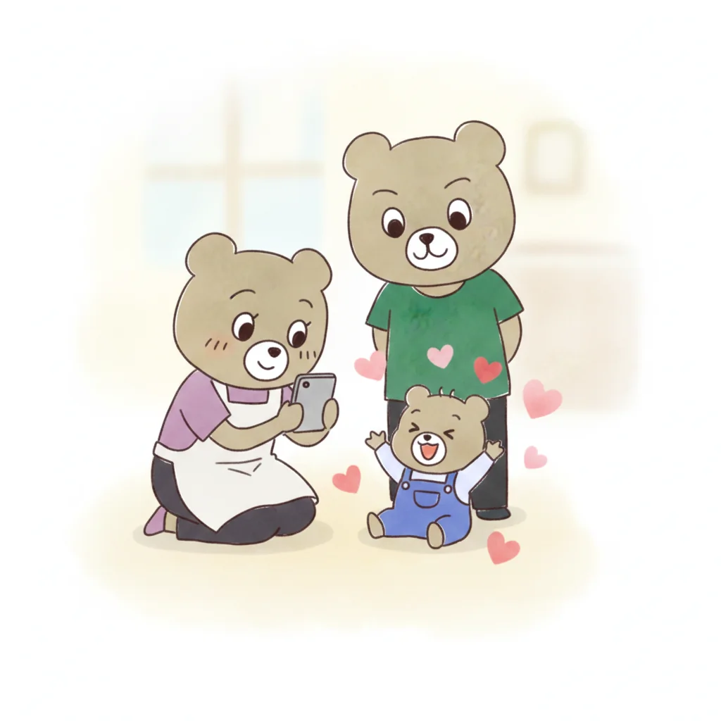 ベビスタグラムのイラスト