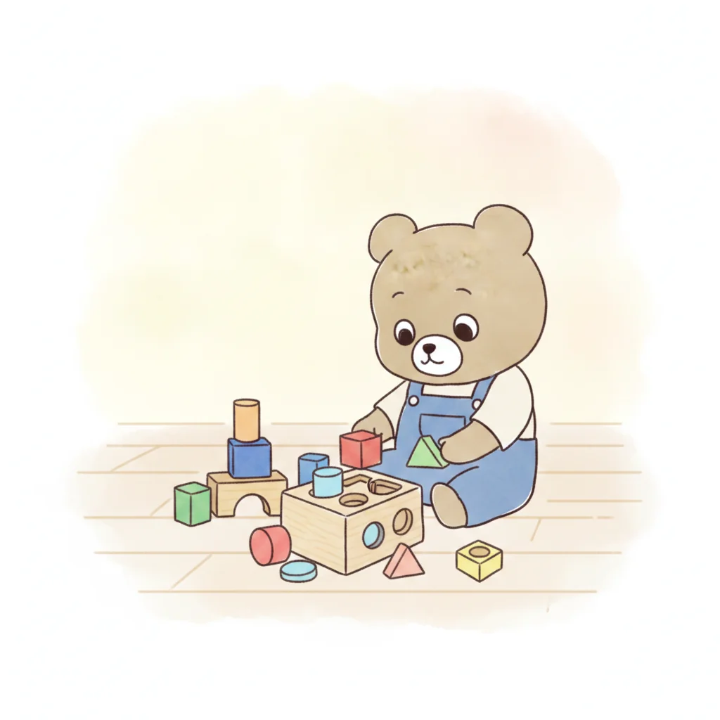 知育玩具のイラスト