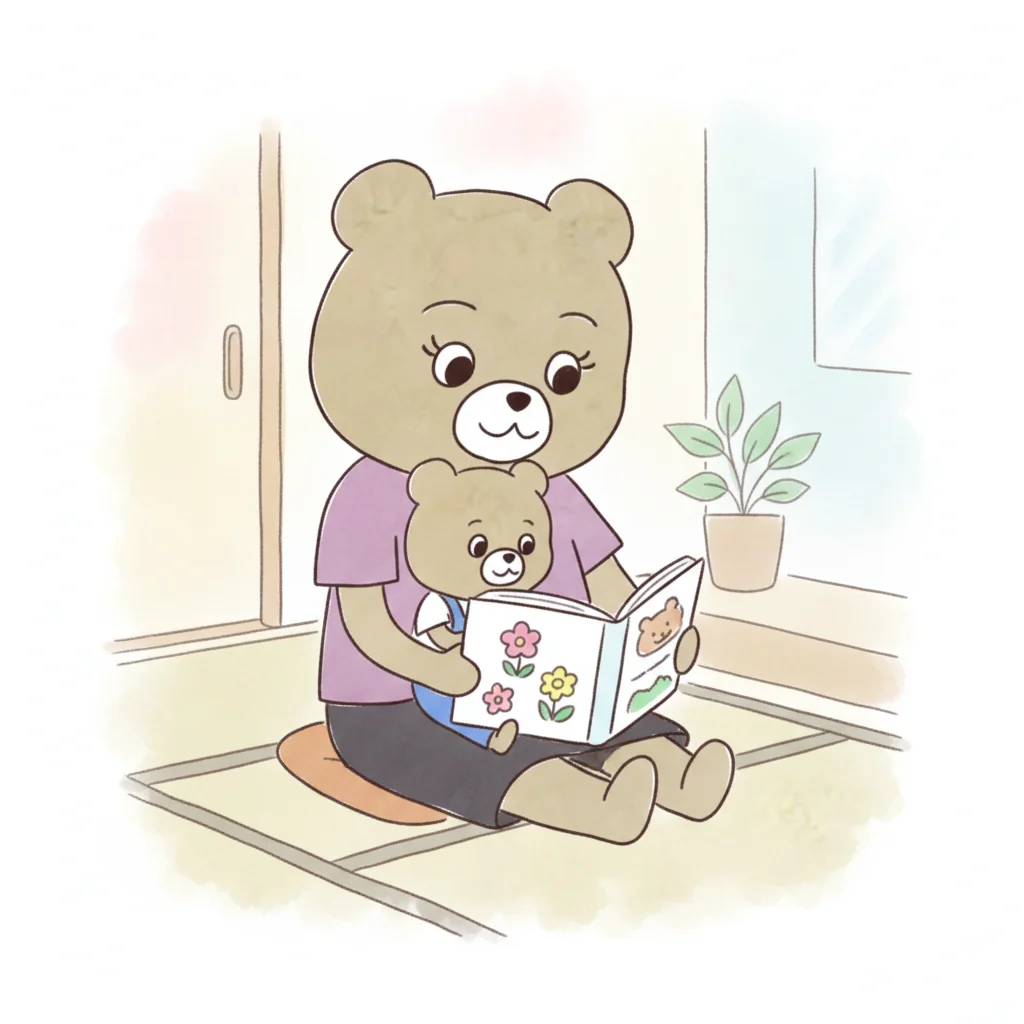 英語育児のイラスト