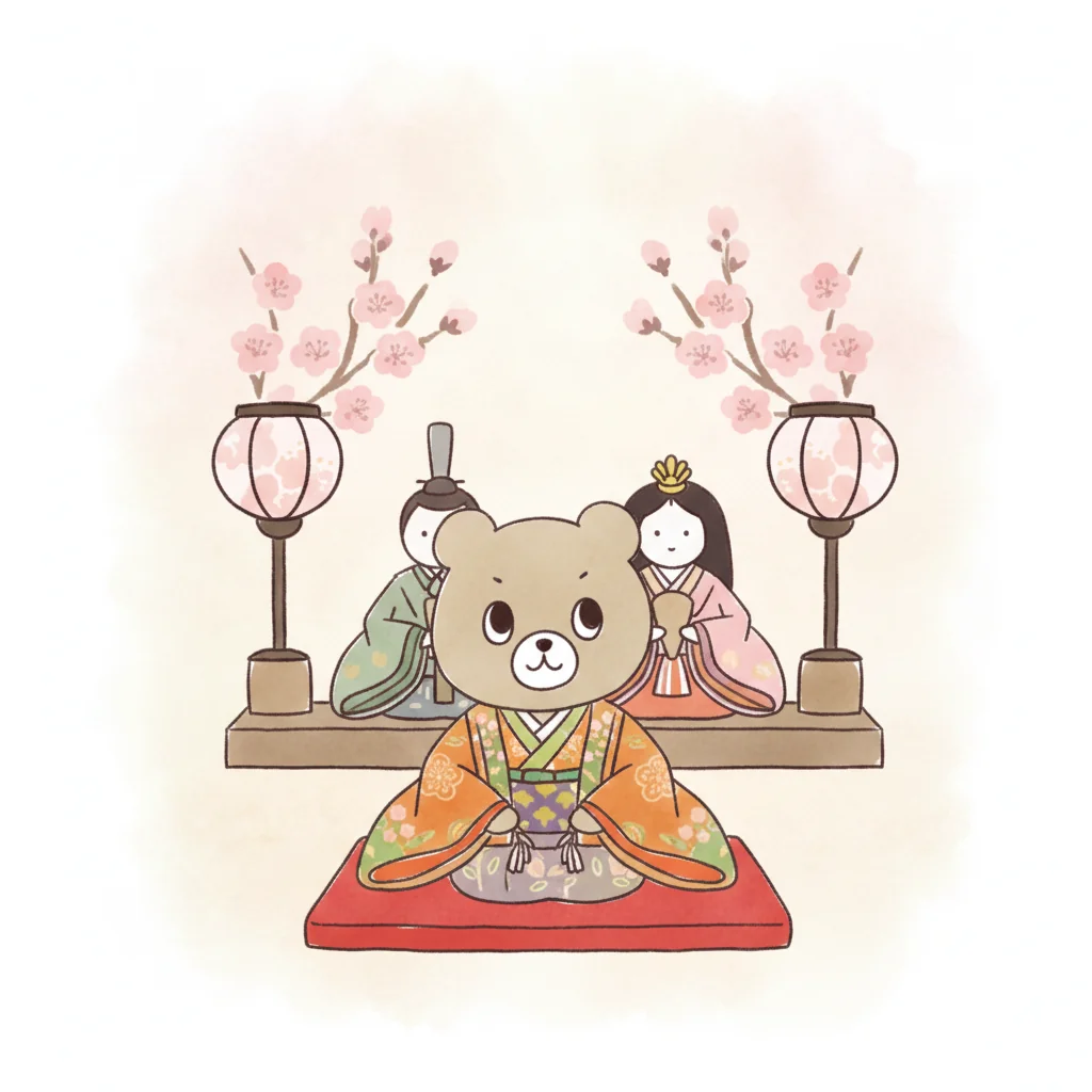桃の節句のイラスト