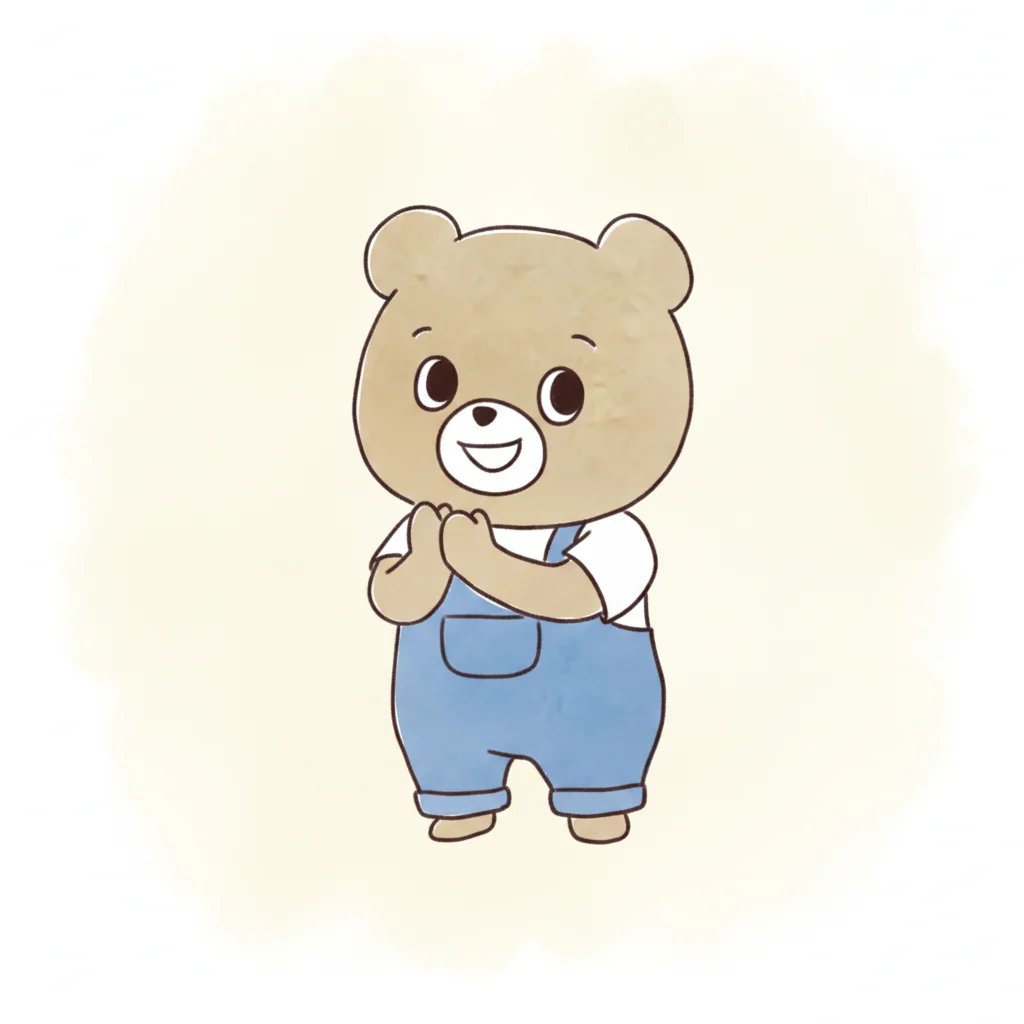パチパチのイラスト