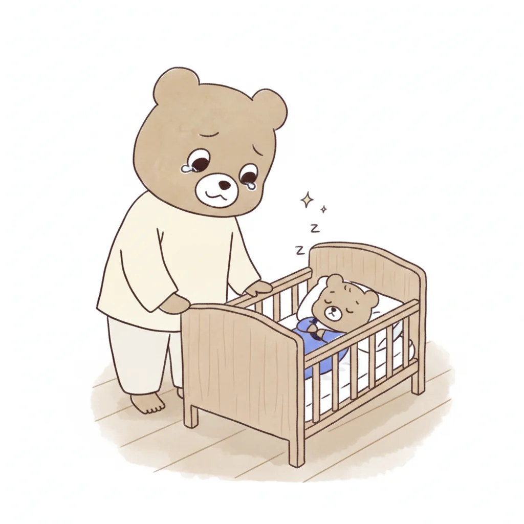 セルフねんねのイラスト