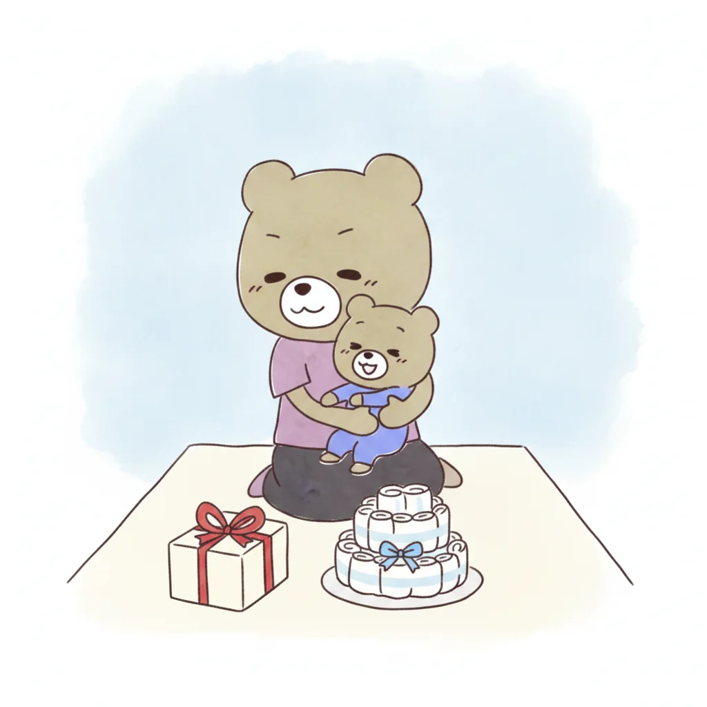 出産祝いのイラスト